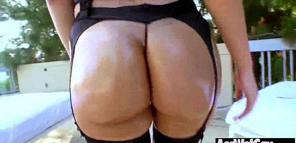  Oiled Horny Big Butt Girl Get Bang Deep In Ass clip-29